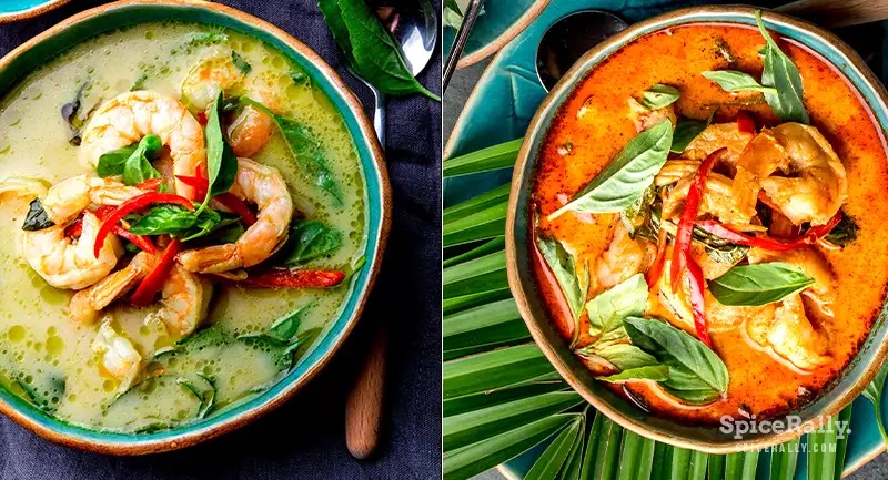 Thai Green Curry Paste Vs Red Curry Paste - SpiceRally