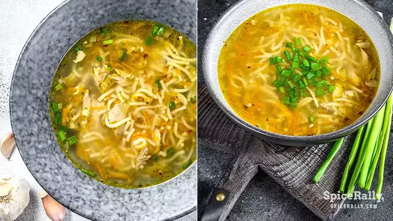The Best And Easy Spicy Chicken Noodle Soup Recipe - SpiceRally