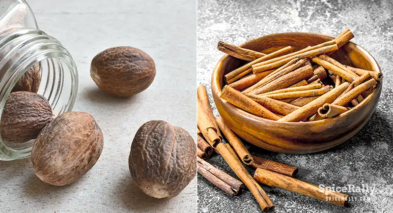 Nutmeg vs Cinnamon - SpiceRally
