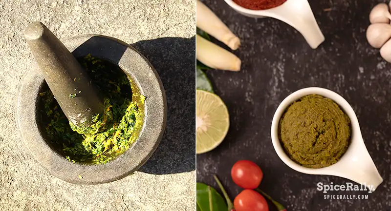 Simple Homemade Thai Green Curry Paste Recipe!