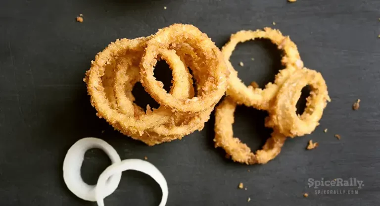 Crispy and Crunchy Easy Addictive Spicy Onion Ring Recipe!